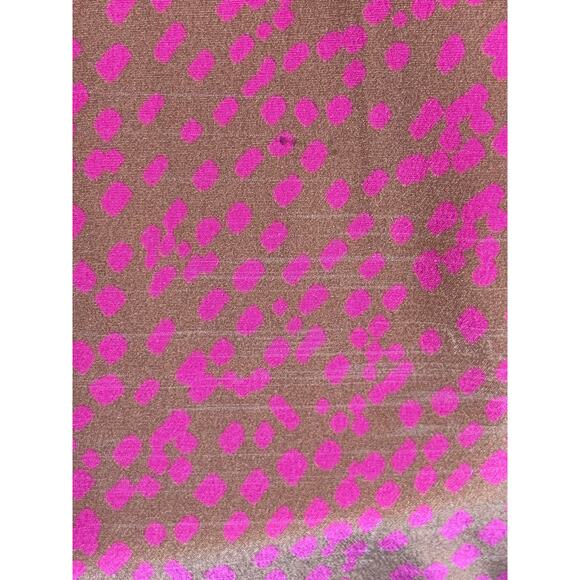 No 6 Store Tan with Hot Pink Dots Ida Jumpsuit 1 Small - Picture 14 of 15